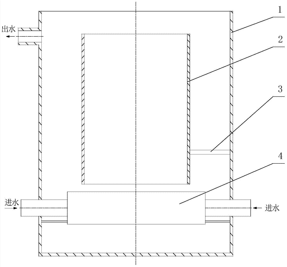 A hydroacoustic cavitation loop reactor