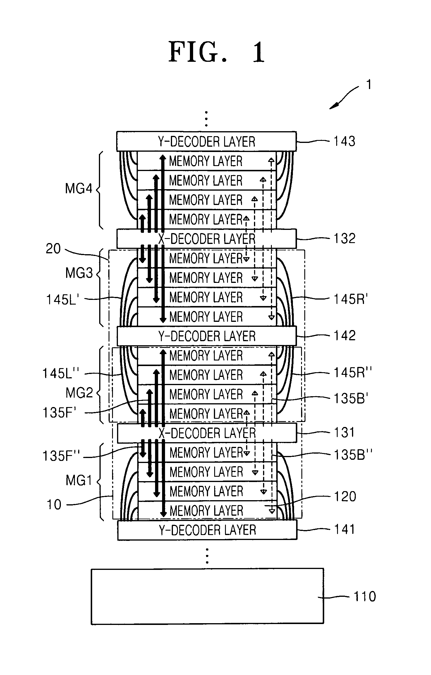 Stacked memory devices