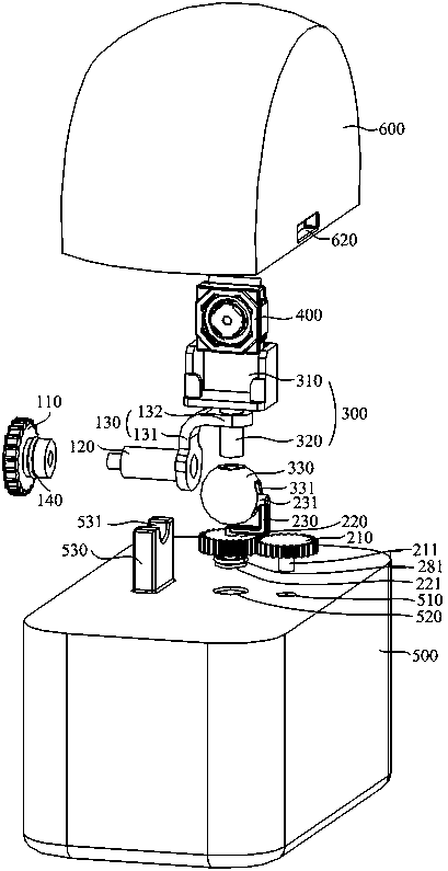 Rotary camera device
