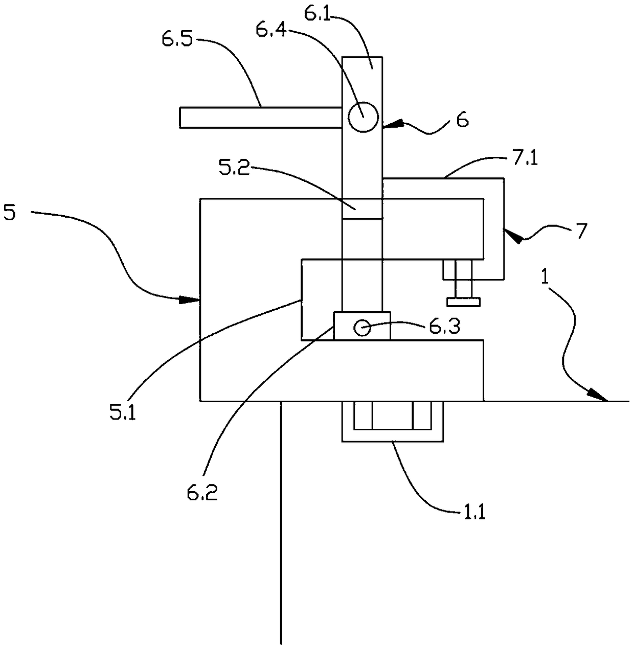 Sewing machine used for making dustproof clothes