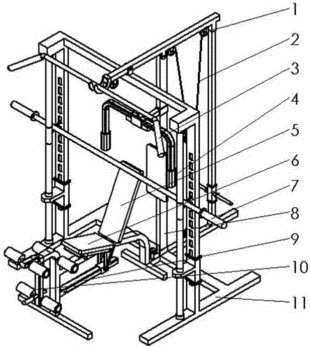 Multifunctional training rack and instruction thereof