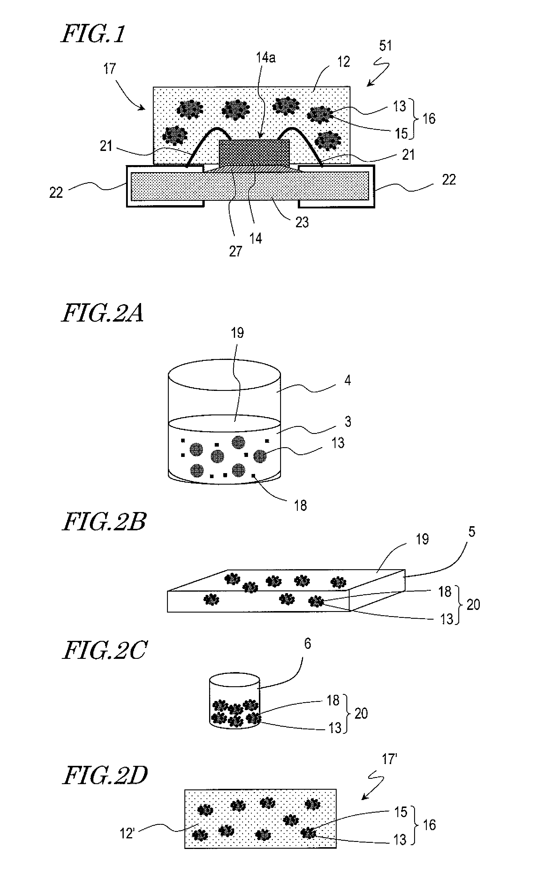 LED encapsulation resin body, LED device, and method for manufacturing LED device