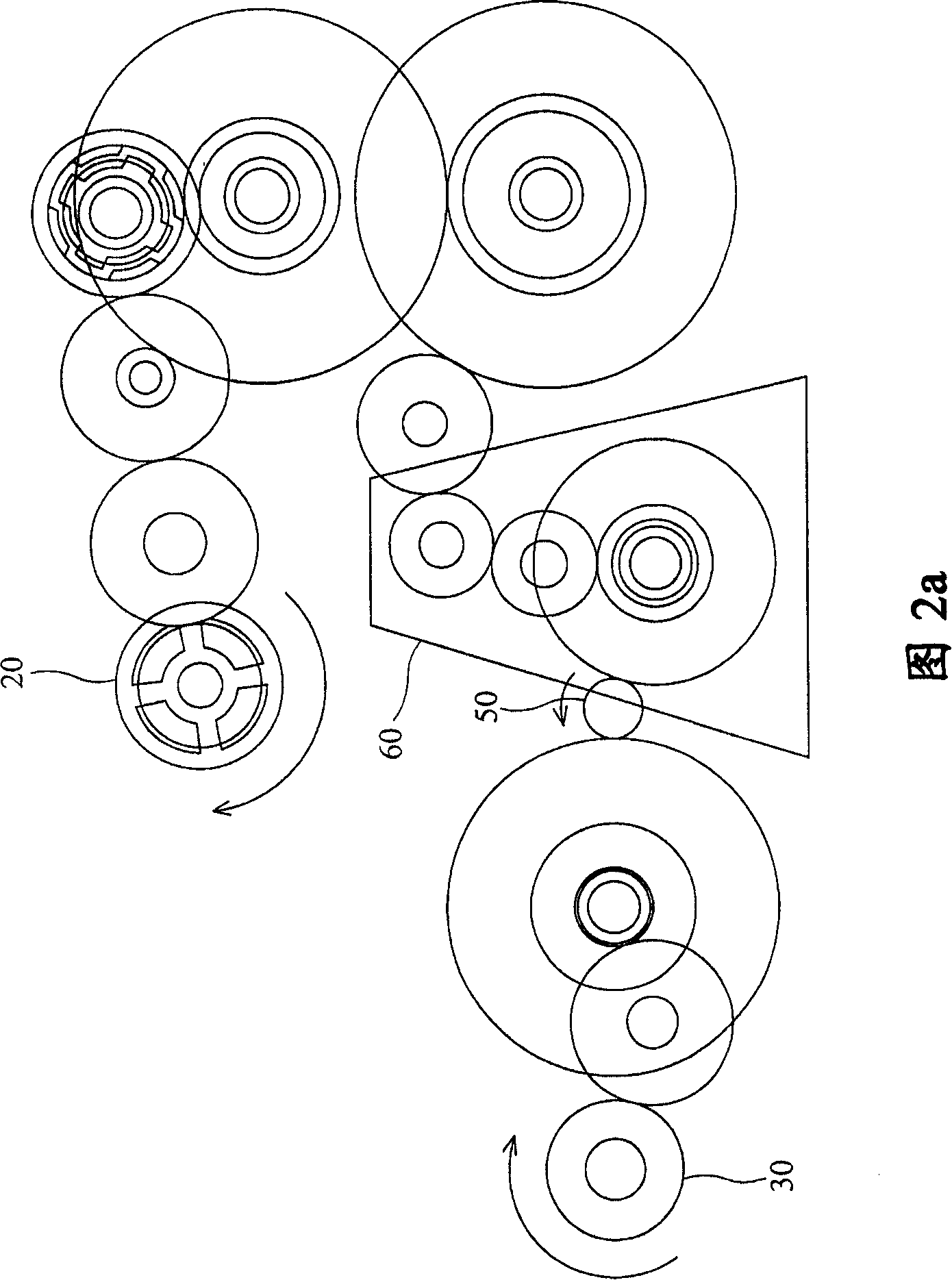 Paper-pulling mechanism of paper-out rolling wheel and printer using the same