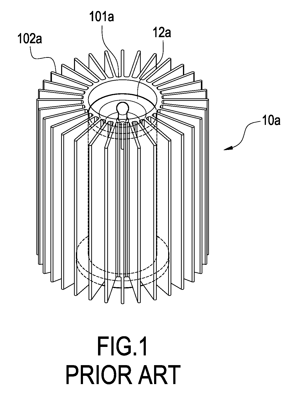 Heat-Dissipating Structure For Lamp