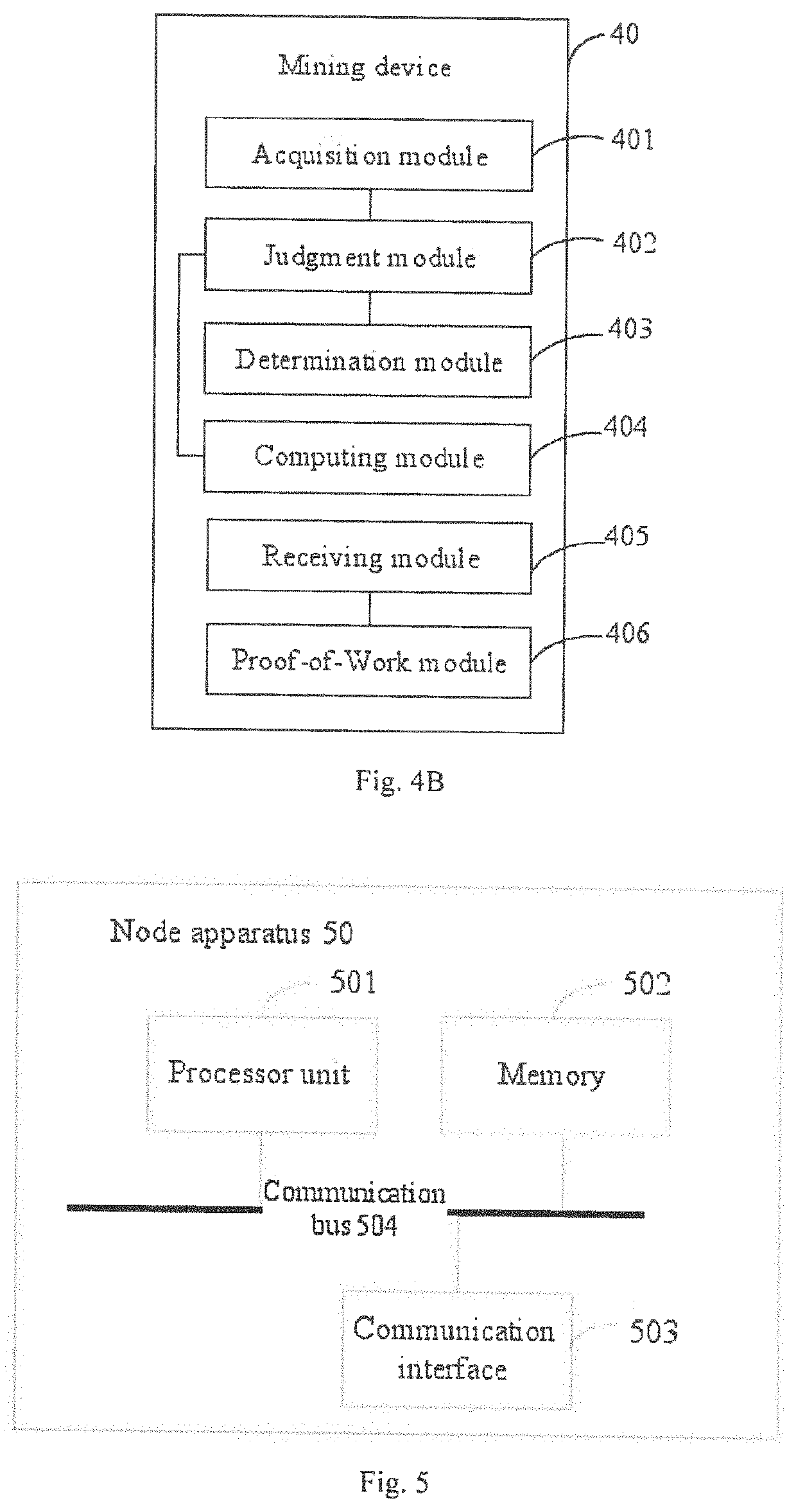 Block chain mining method, device, and node apparatus