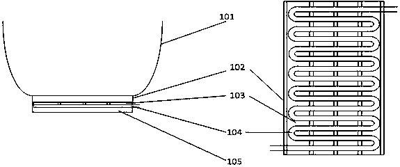 Concentrating photovoltaic and photothermal stable combined heat and power system combining a micro heat pipe and a copper pipe heat collector