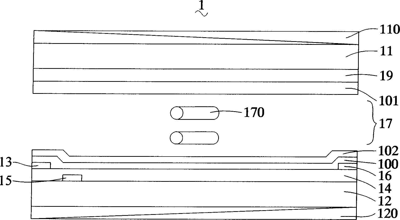 Active matrix type liquid crystal display device