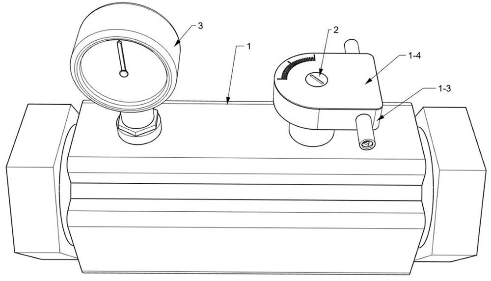 A multifunctional compact lock valve with precise flow control