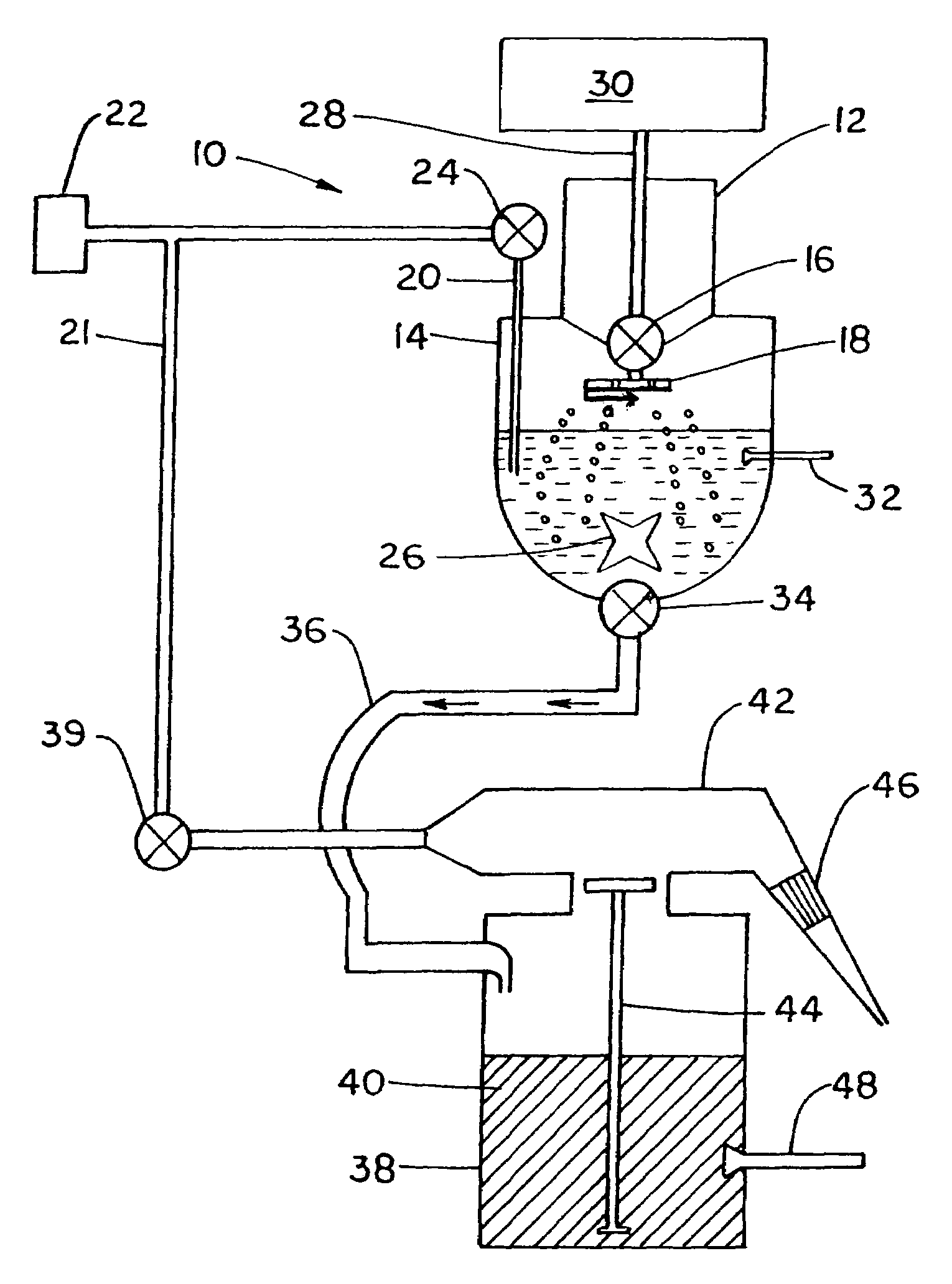 Apparatus for mixing and dispensing powder