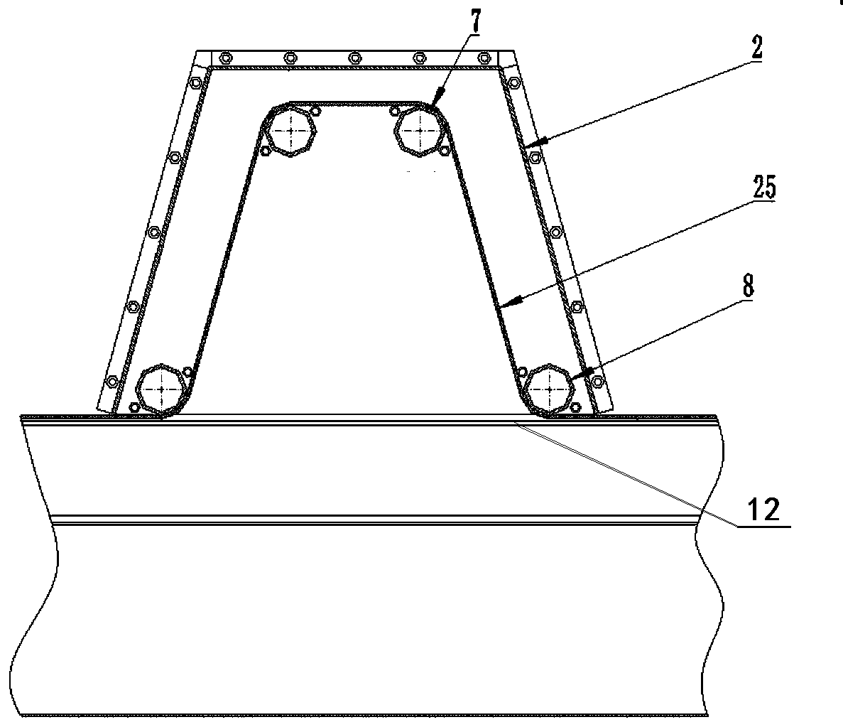 Movable smoke dust collecting and treatment device