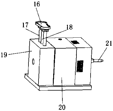 A mechanical air pump