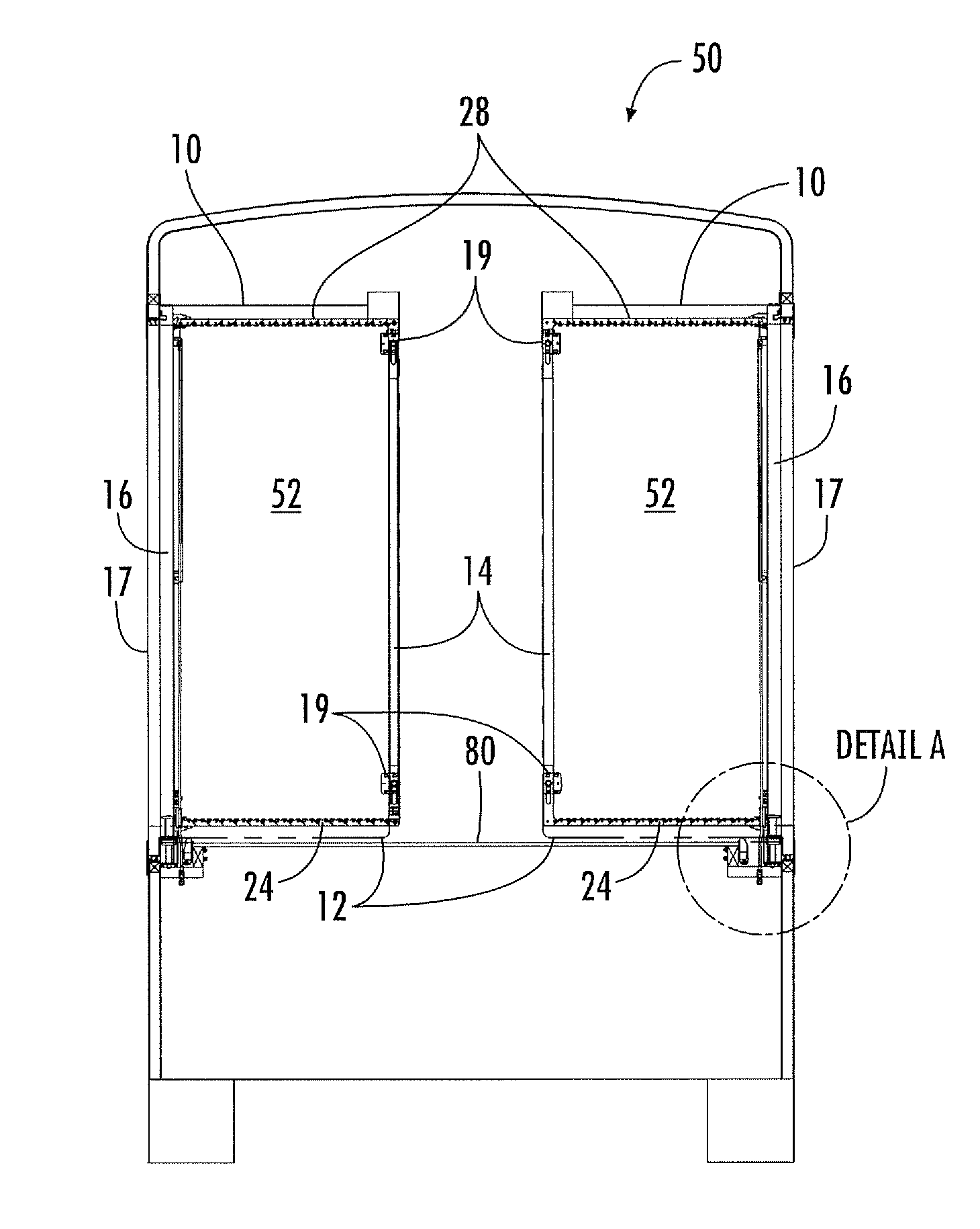 Universal room extension for expandable rooms