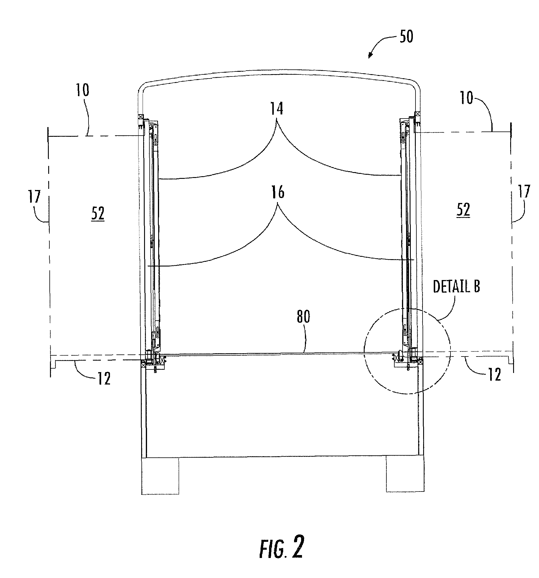 Universal room extension for expandable rooms