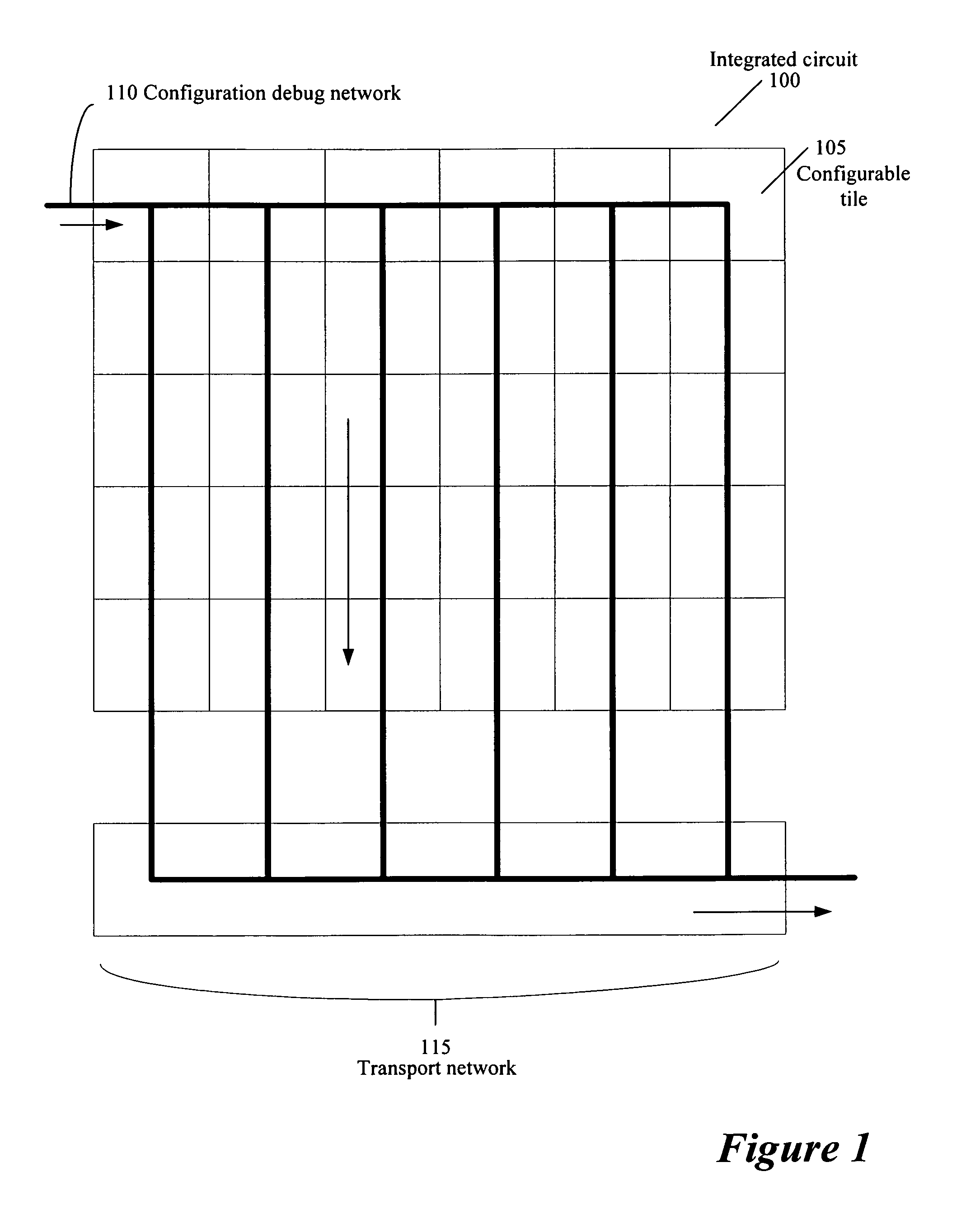 Restructuring data from a trace buffer of a configurable IC