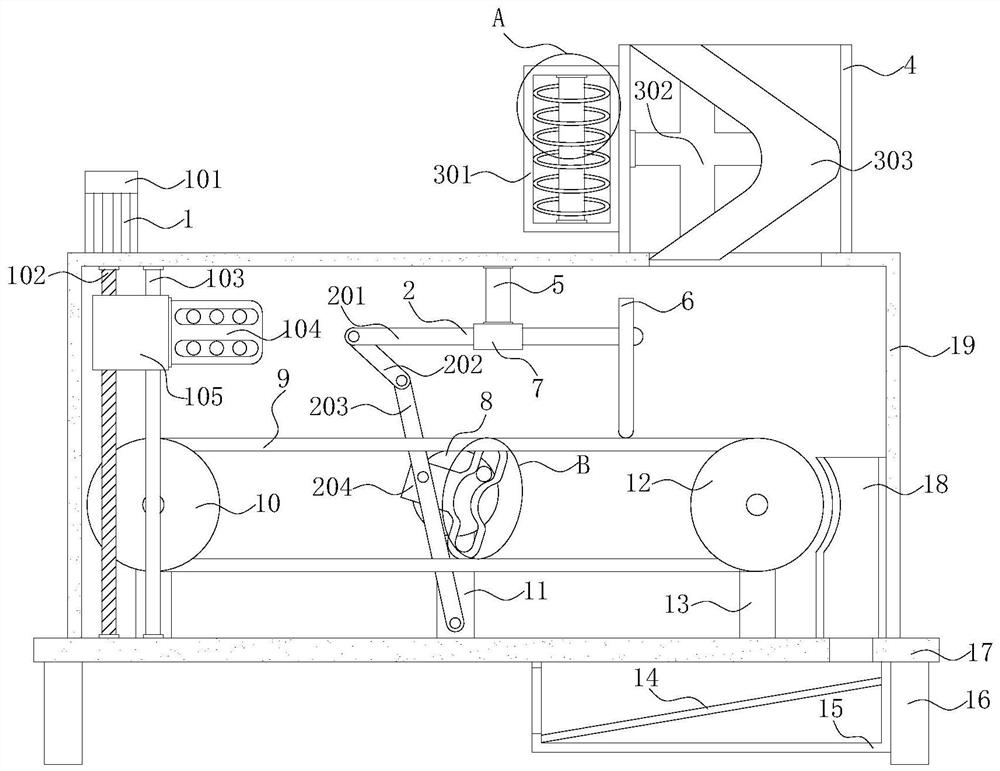 Tablet counting machine used for bottled tablet filling and capable of increasing percent of pass of products