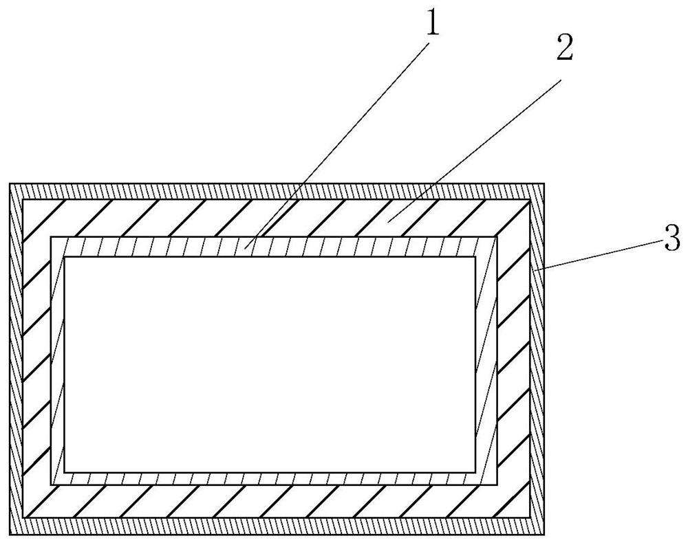 Rail vehicle air-conditioning duct pipe and preparation method thereof