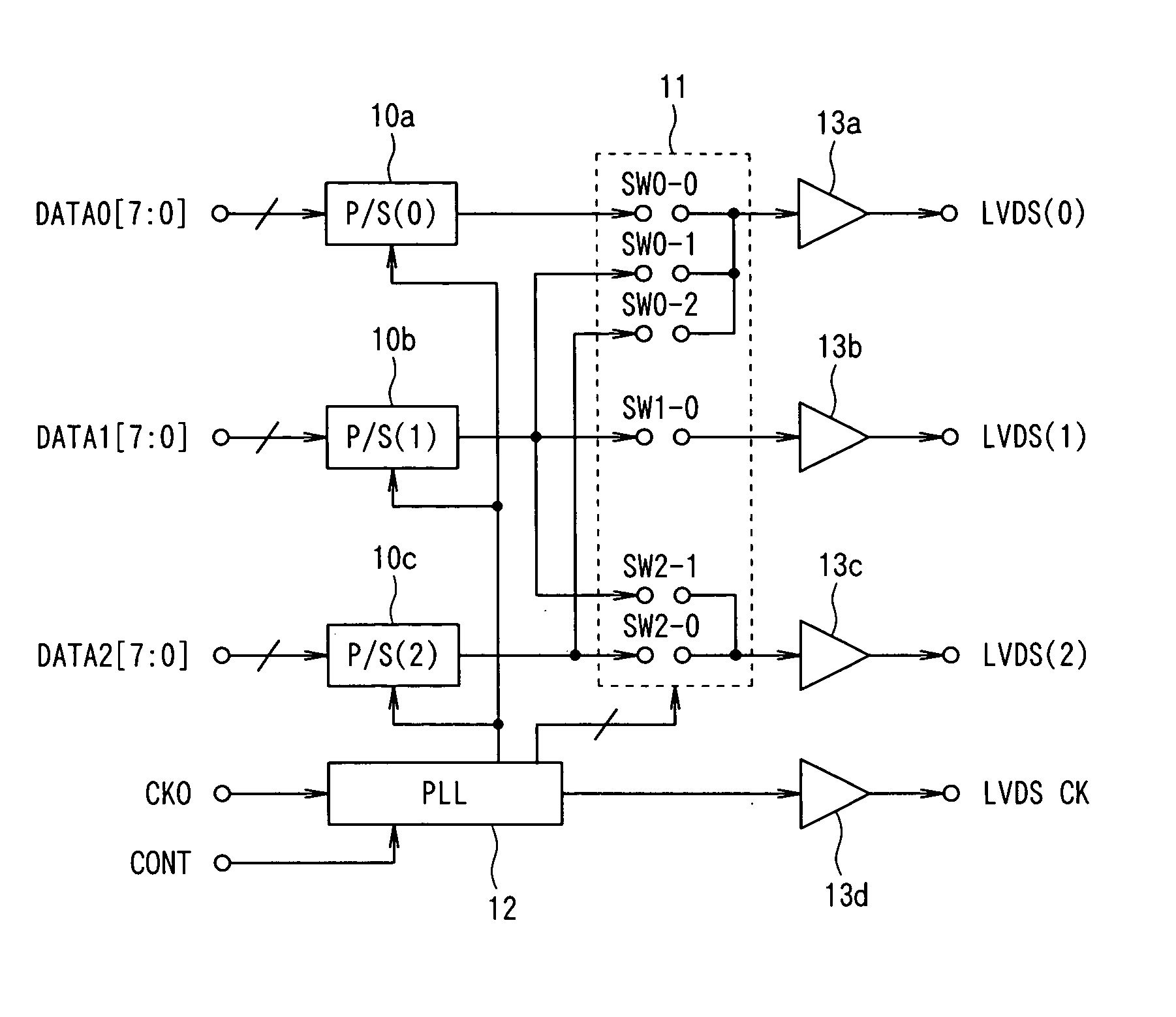 Serial transmission system, its transmission-side circuit, and its reception-side circuit