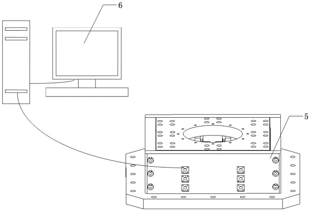 Piezoelectric type decoupling micro-vibration measurement system