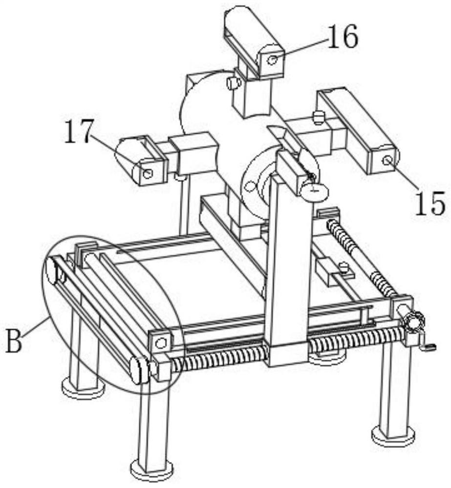 Width-adjustable composite polycrystalline mullite fiberboard rolling device