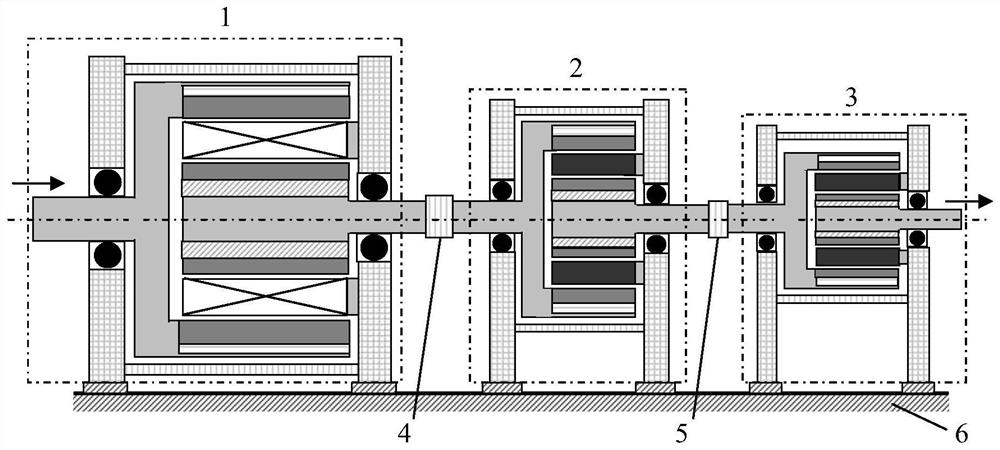 Controllable integrated magnetic gear box for high-power wind driven generator