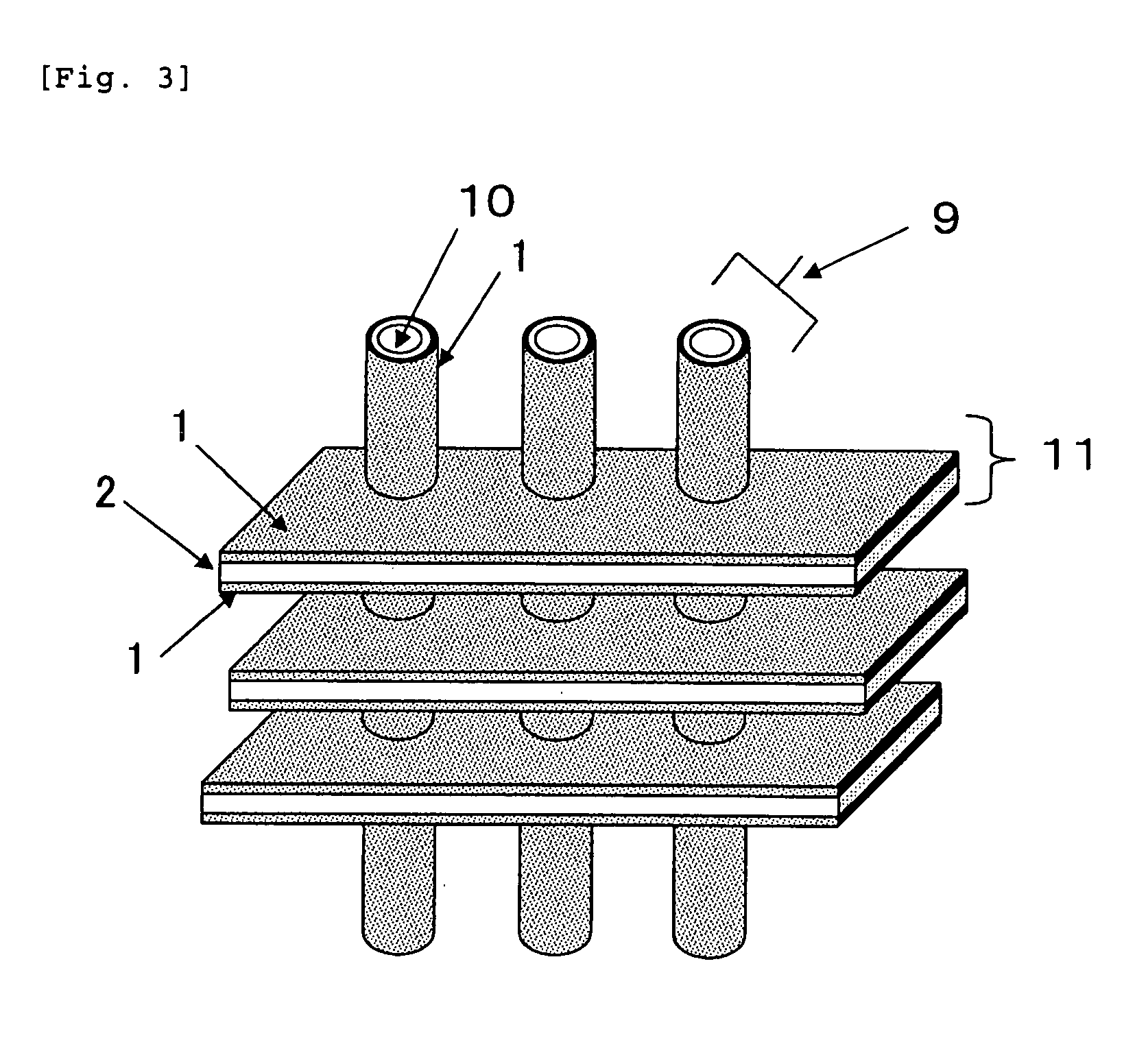 Heat exchange module of a sorptive type and a method for the manufacture thereof