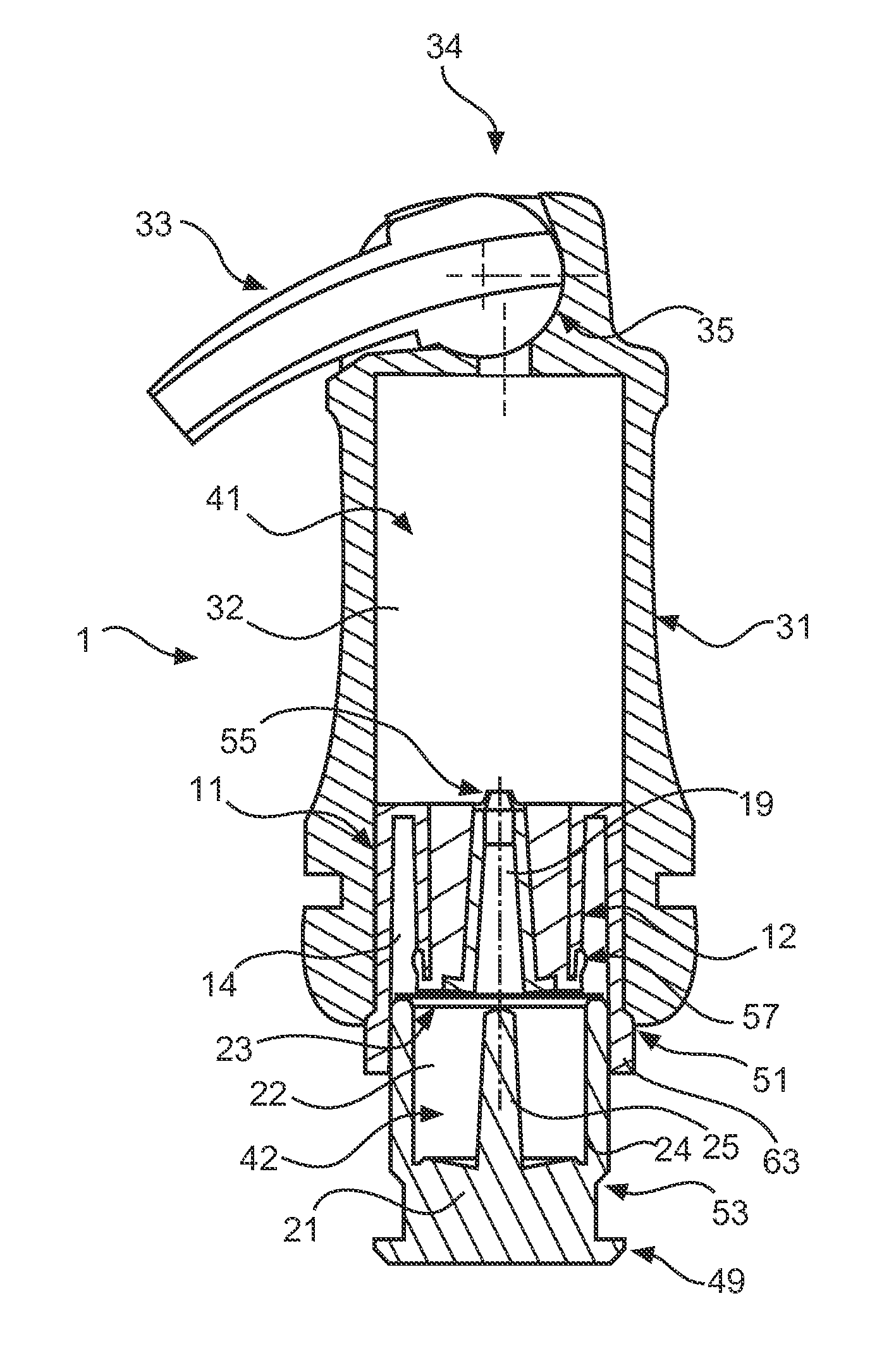 Mixing and application capsule for producing a dental preparation