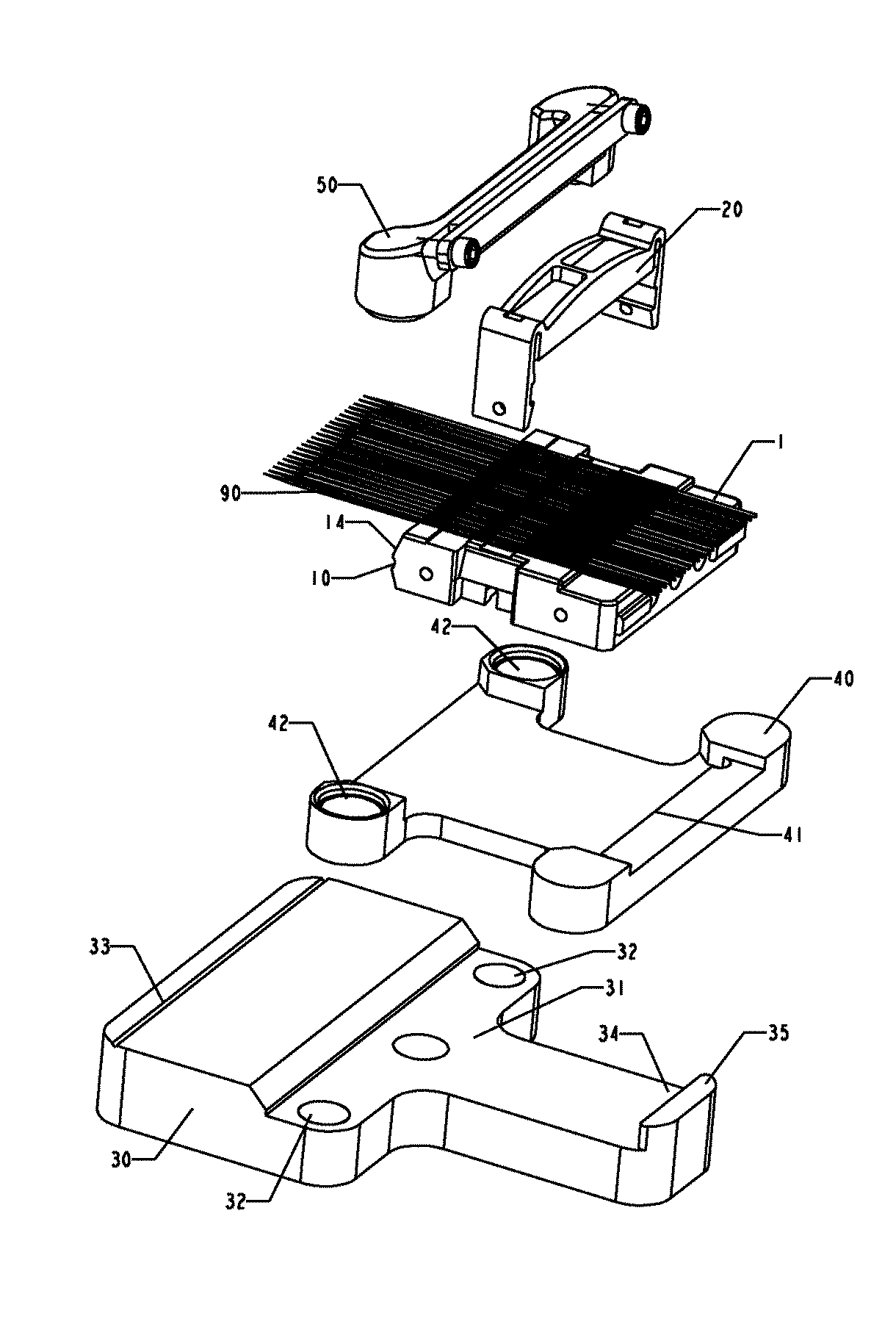 Packaging, shipping and storage device for capillary tubes