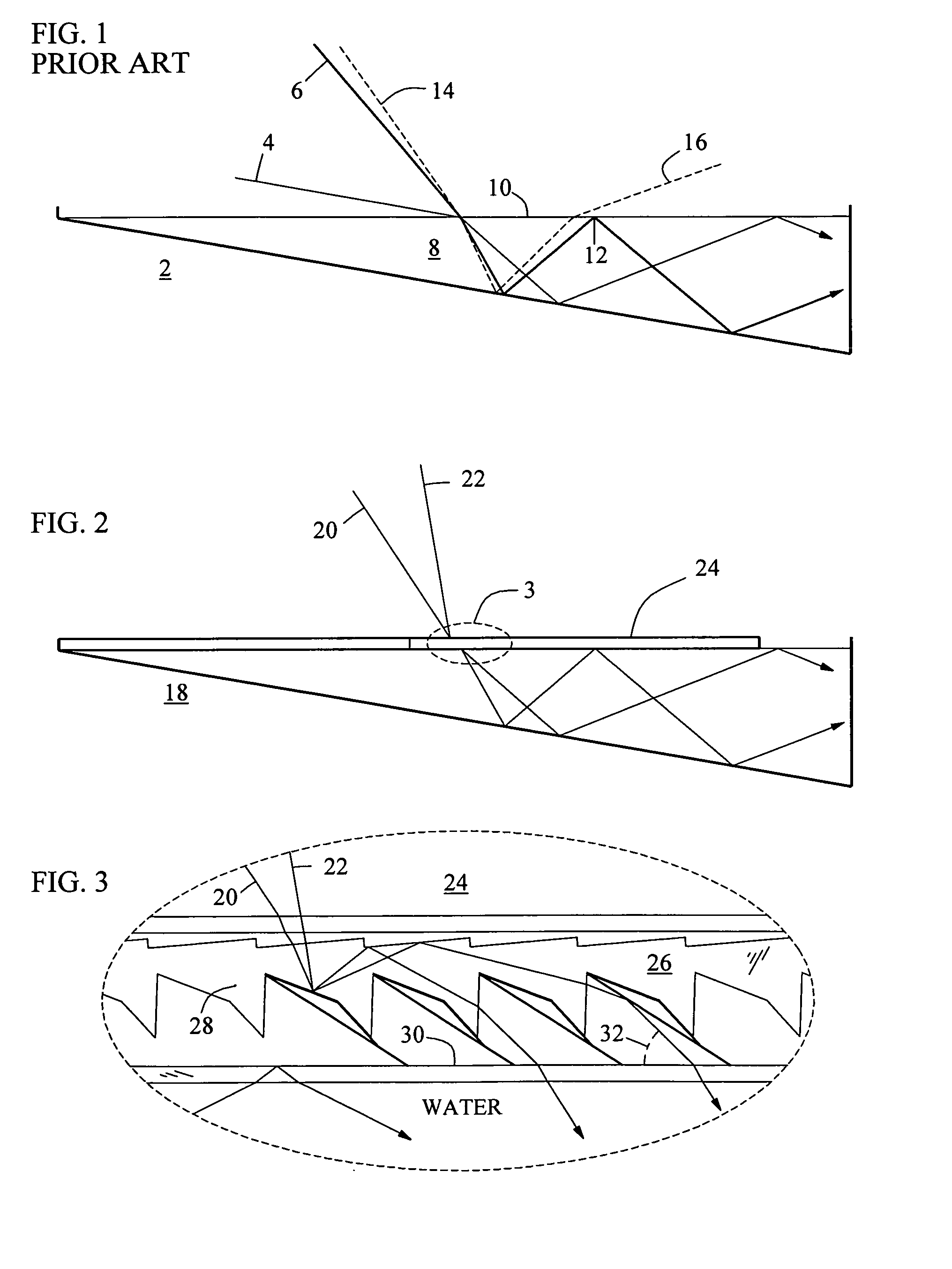 Collection optic for solar concentrating wedge