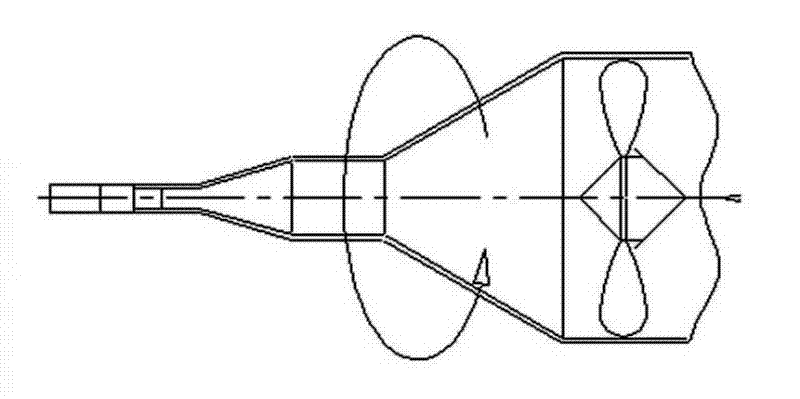 Pneumatic rotary air knife cleaning device