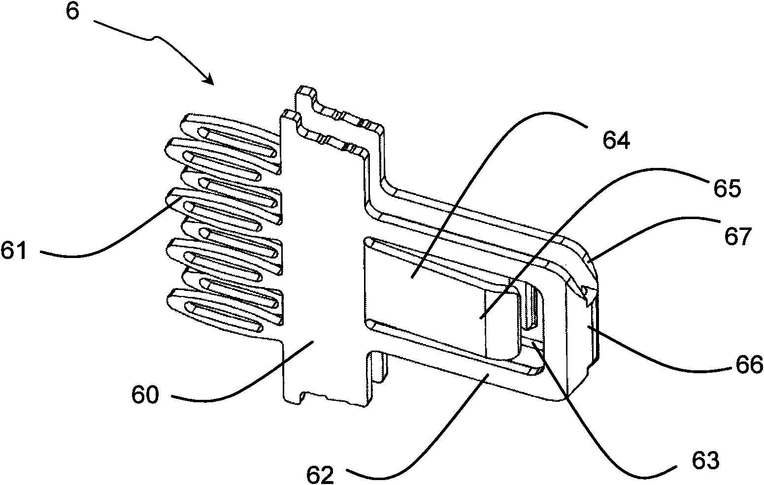 Terminal for power supply connector, power supply connector and power supply connector assembly