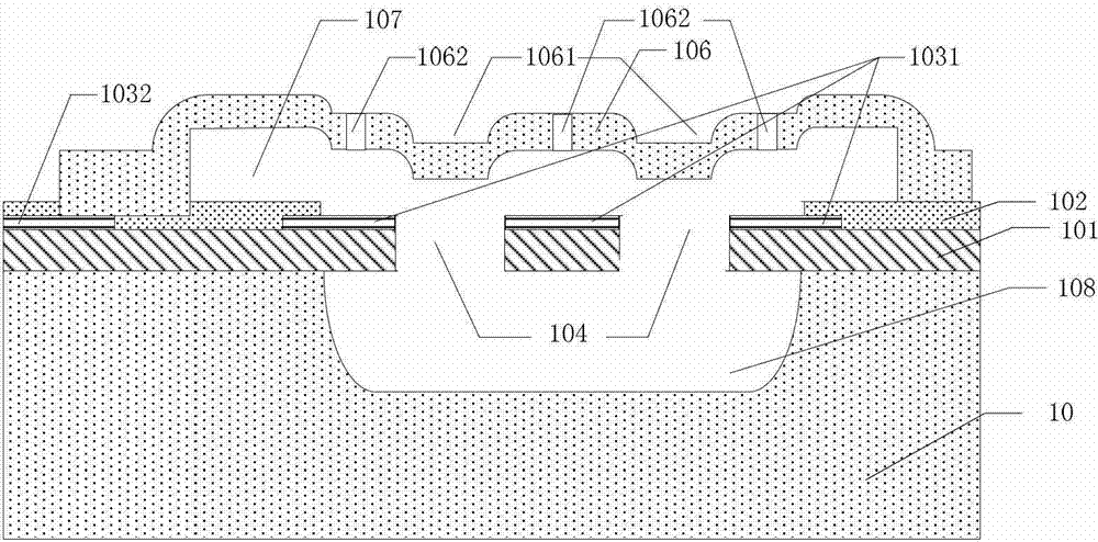 Capacitive silicon microphone provided with vibrating membrane with concave-convex structure, and preparation method thereof