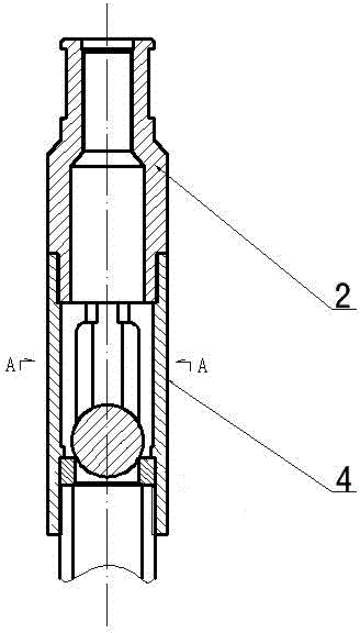 Combined pump barrel small-diameter oil well pump