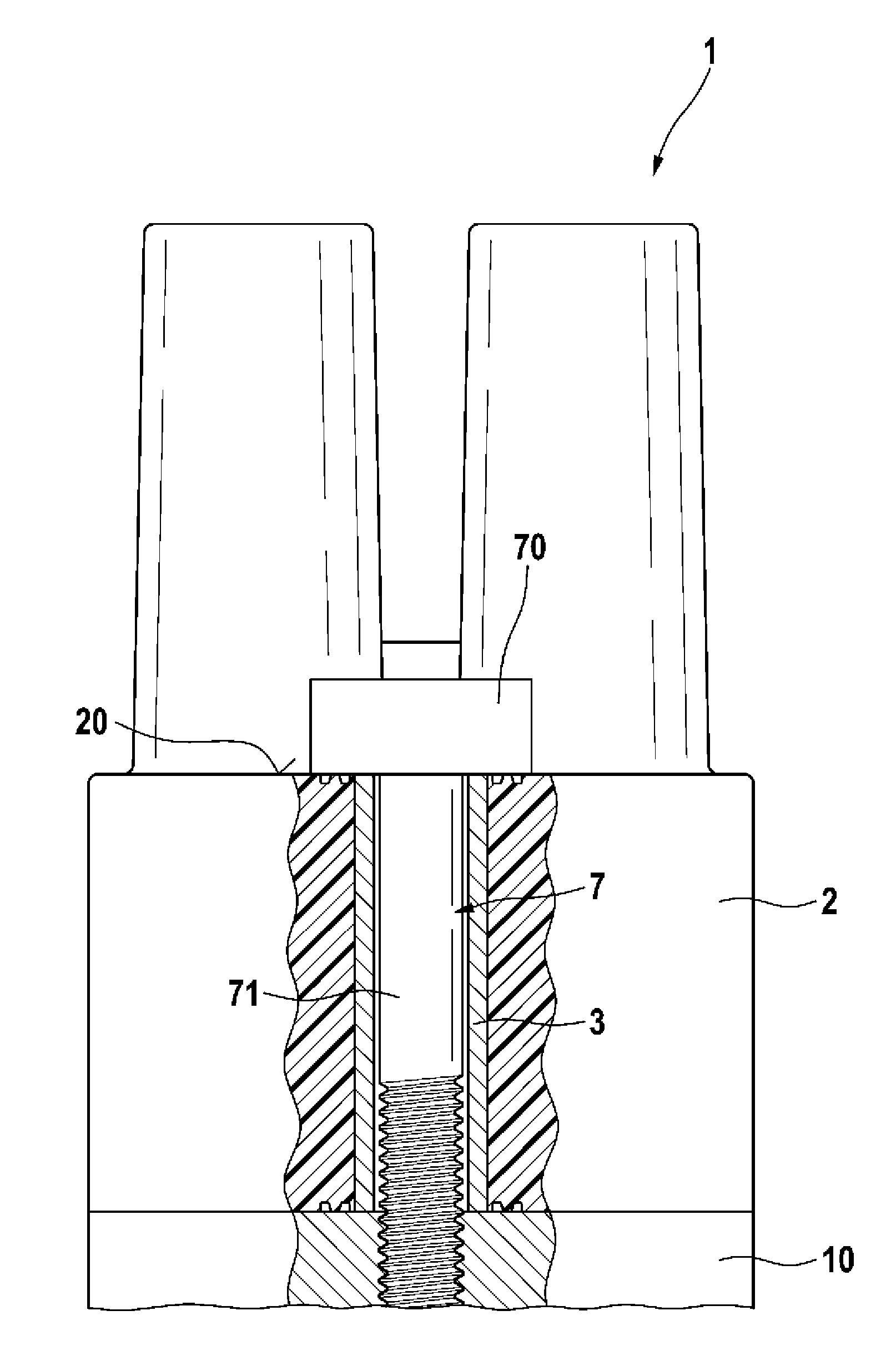 Ignition apparatus with improved sealing properties