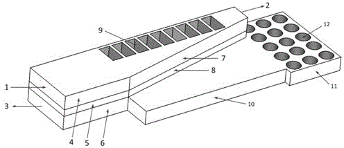 Piano-shaped terahertz wave polarizing beam splitter