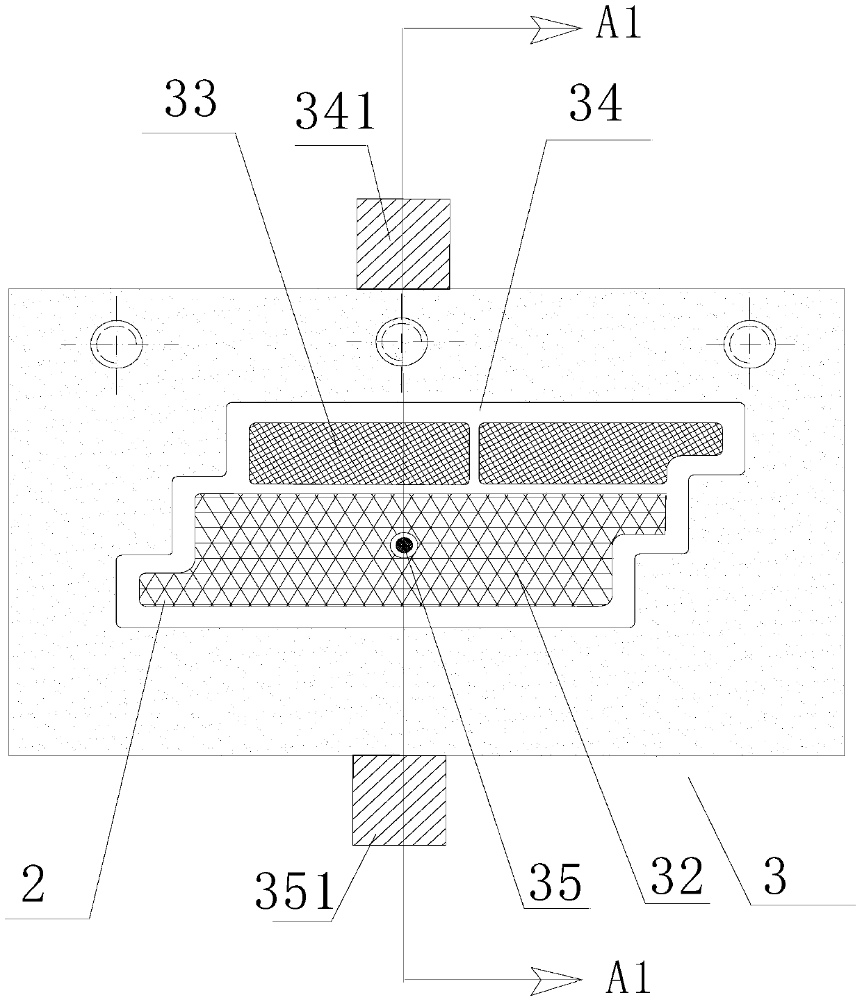 Composite board formed by co-extrusion of wood-plastic and foam layer and preparation method thereof