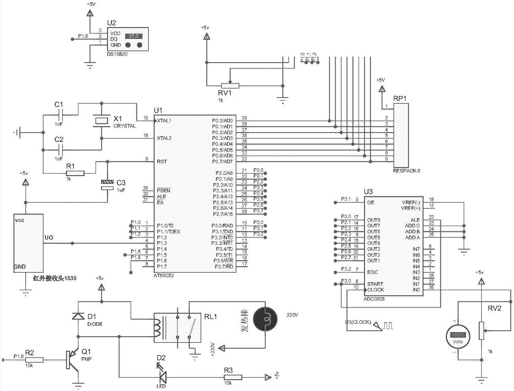 A water heating device with intelligent display