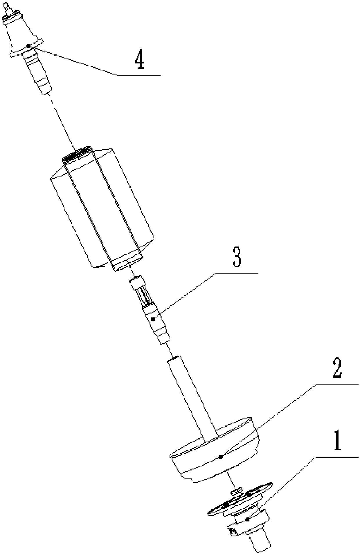 A Pneumatic Yarn Threading Two-for-One Twisting Spindle for Large Packages