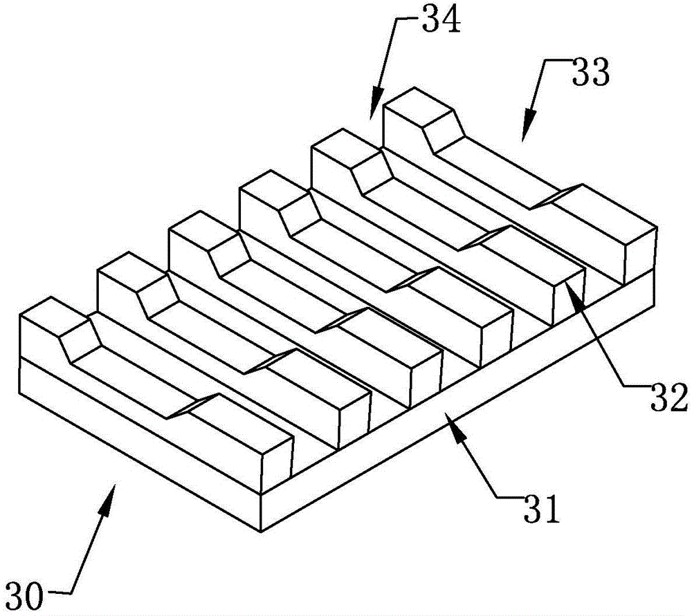 Looping mechanism of artificial lawn warp knitting machine