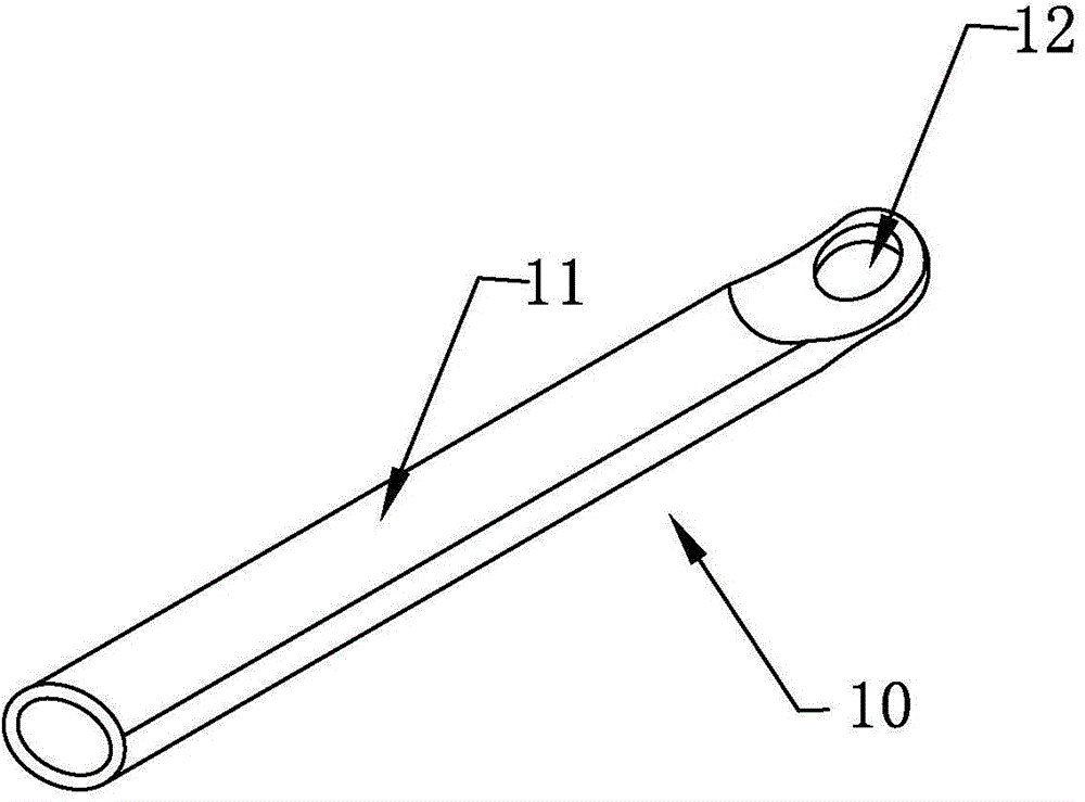 Looping mechanism of artificial lawn warp knitting machine