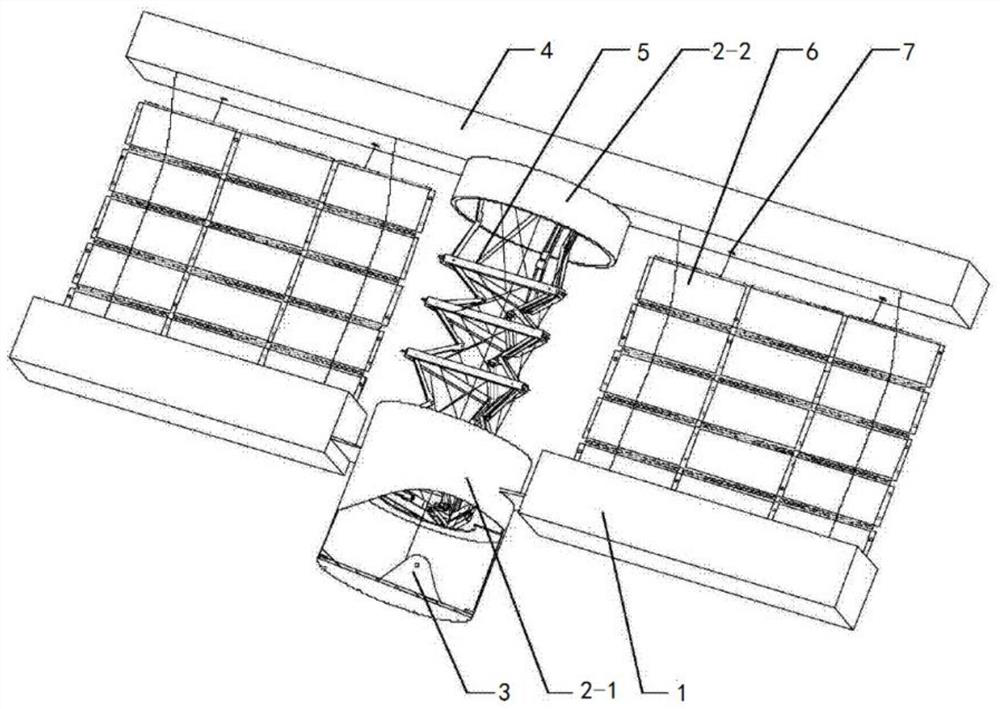 Flexible solar wing unfolding mechanism with high unfolding-folding ratio