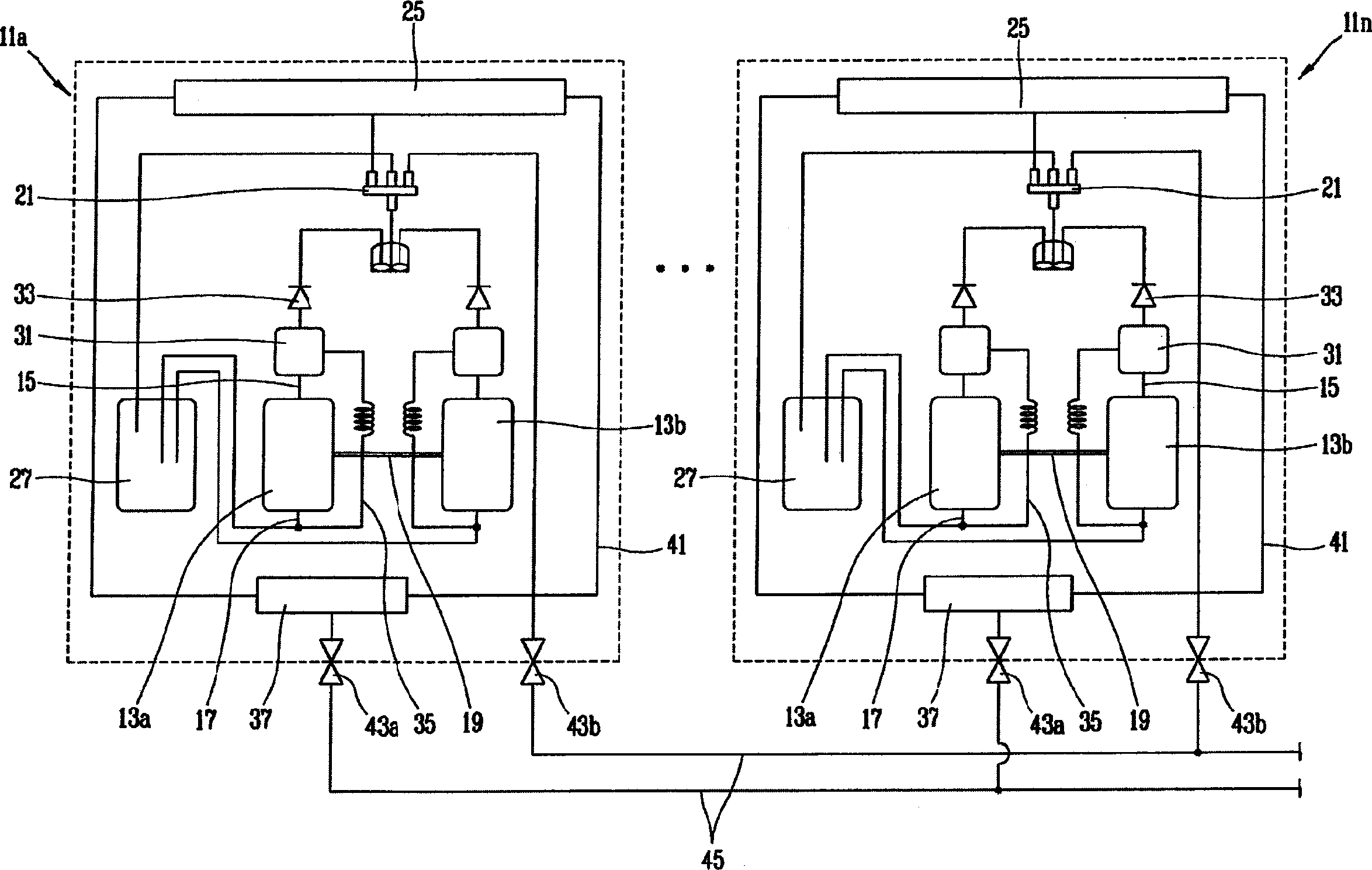 Abnormal state detecting apparatus of multi-type air conditioner and method thereof