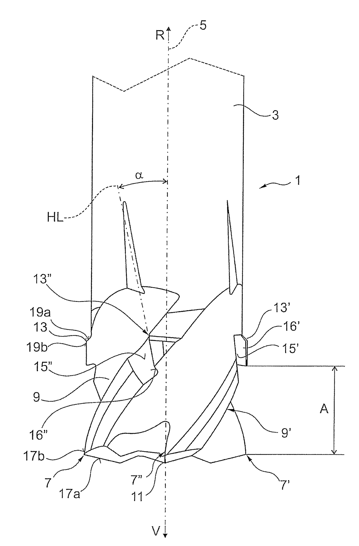 Milling and boring tool