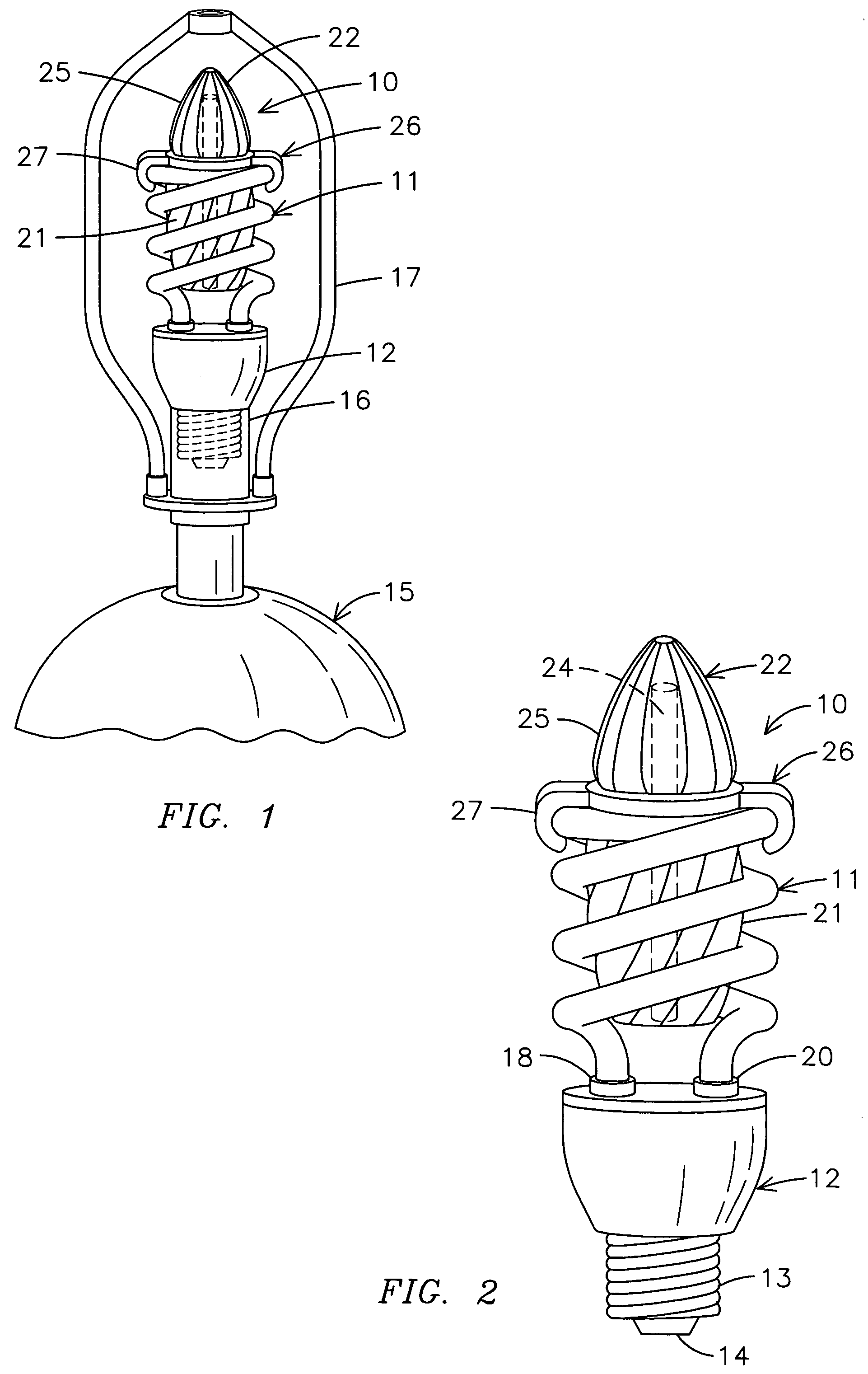 Fluorescent light air freshener