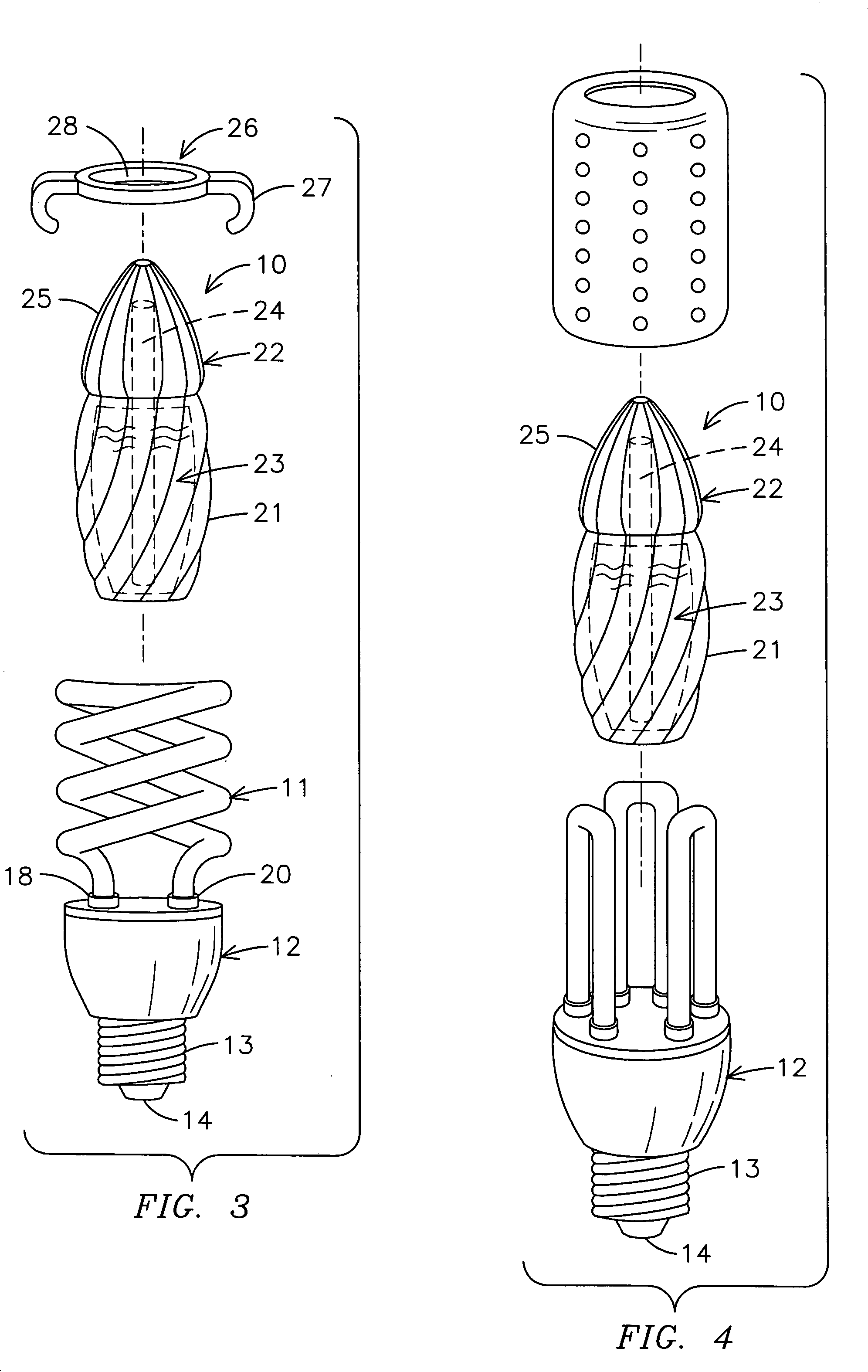 Fluorescent light air freshener