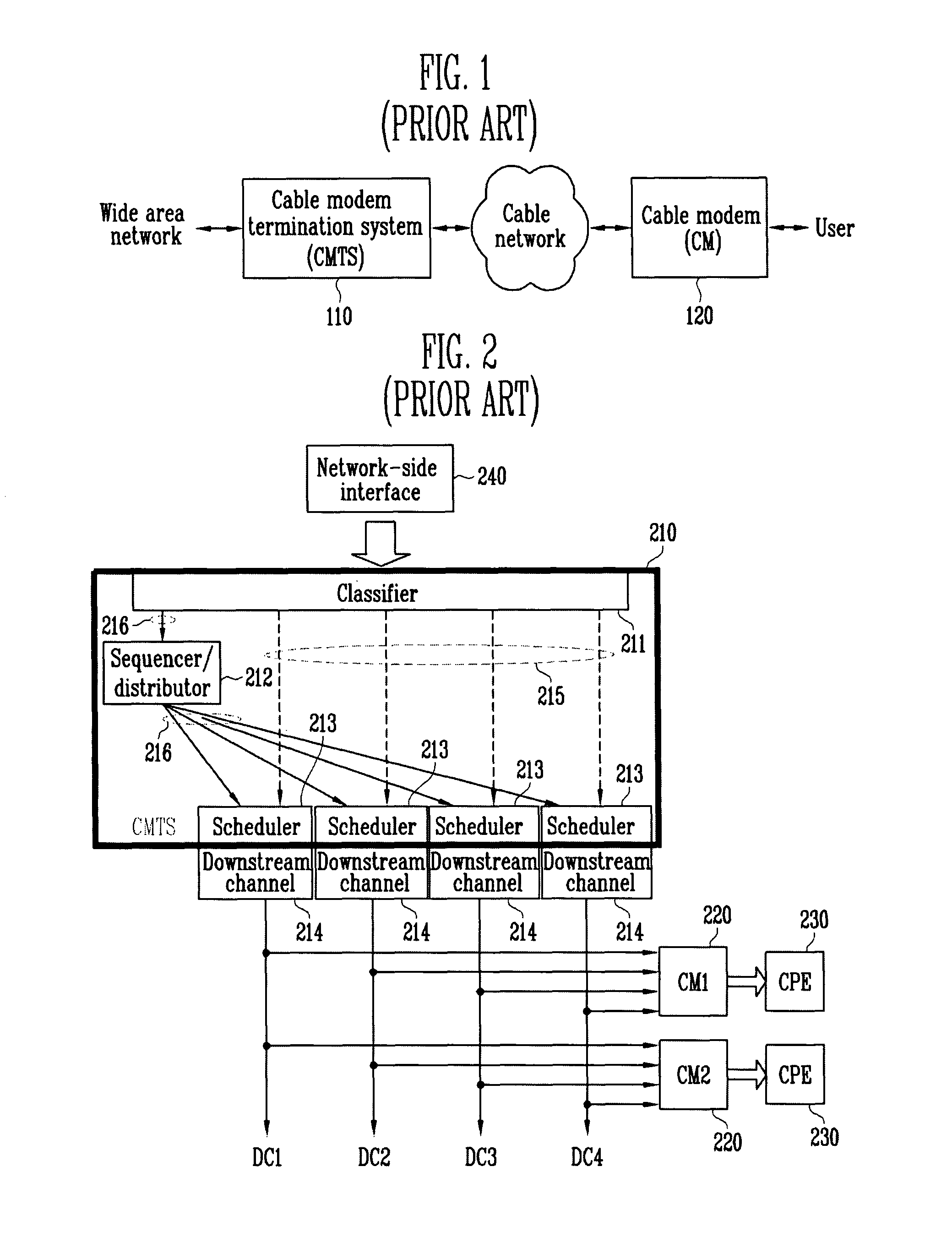Method for reporting downstream packet resequencing status in cable modem