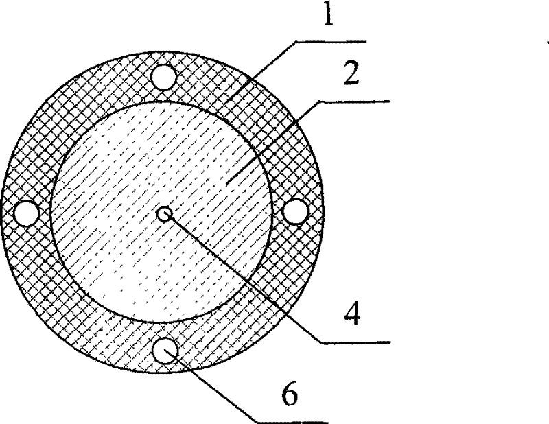 Passive optical fiber grating submarine sound signal sensor and making method thereof