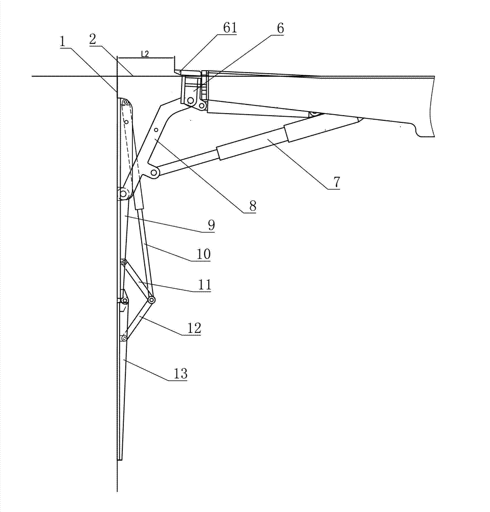 Method for preventing rib spalling of coal wall and roof falling in head face and hydraulic support thereof