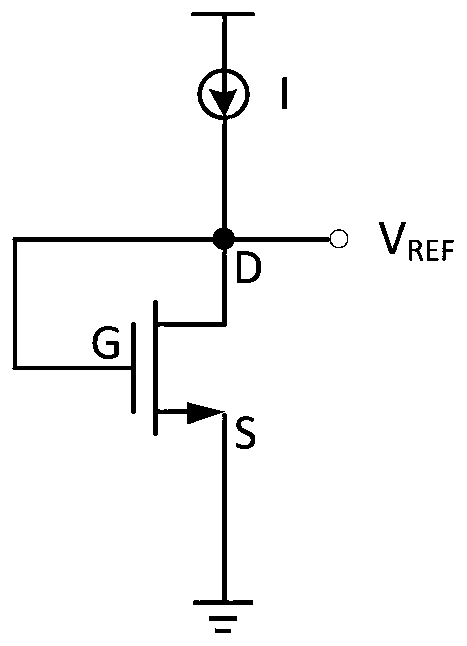 Subthreshold reference voltage generation circuit with ultra-low power consumption, low voltage and low temperature drift