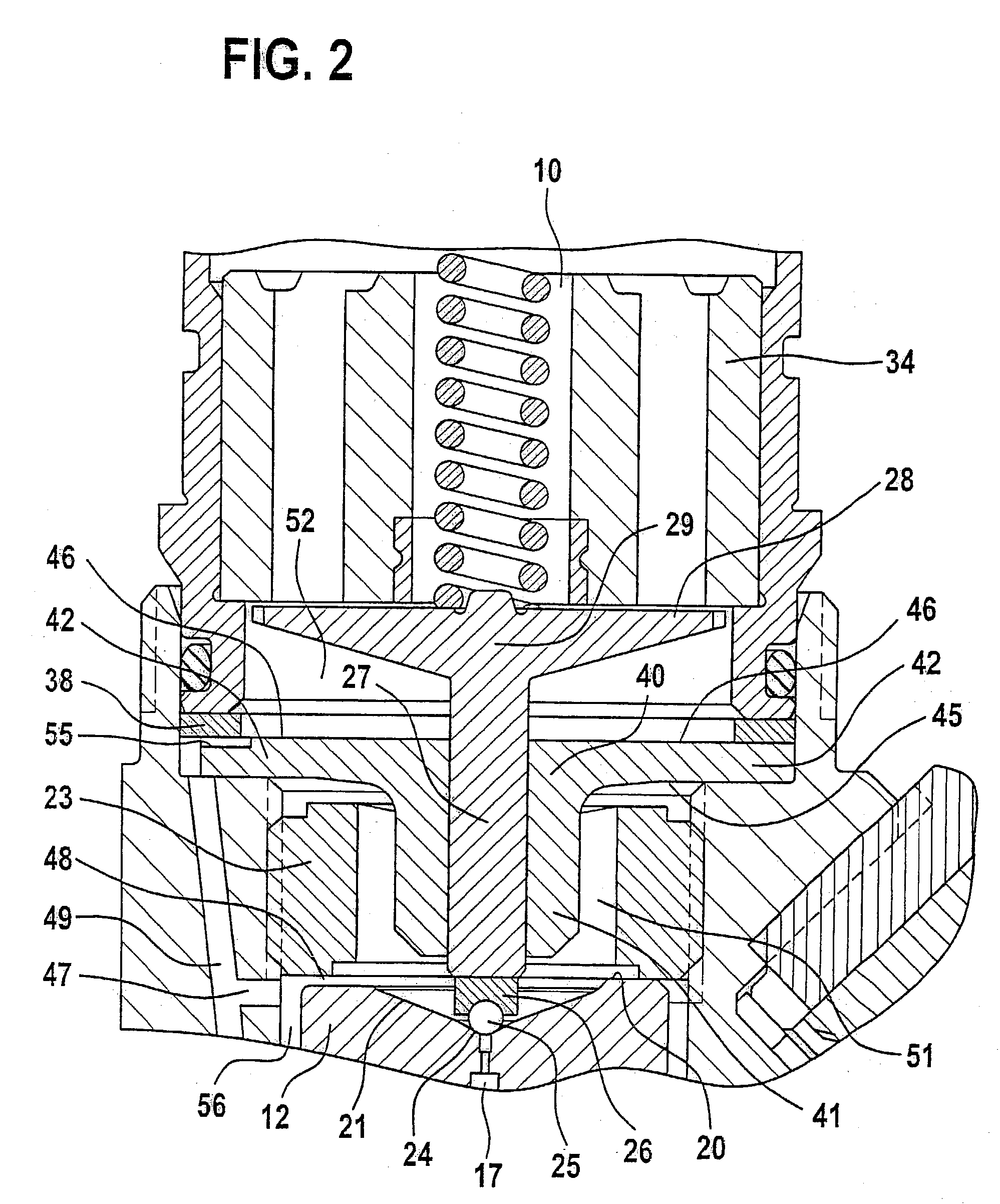 Electromagnetic valve for controlling an injection valve of an internal combustion engine