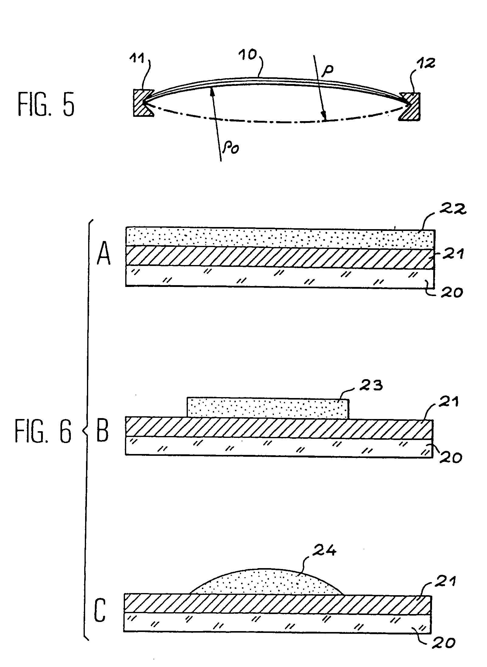 Microsystem with an element which can be deformed by a thermal sensor